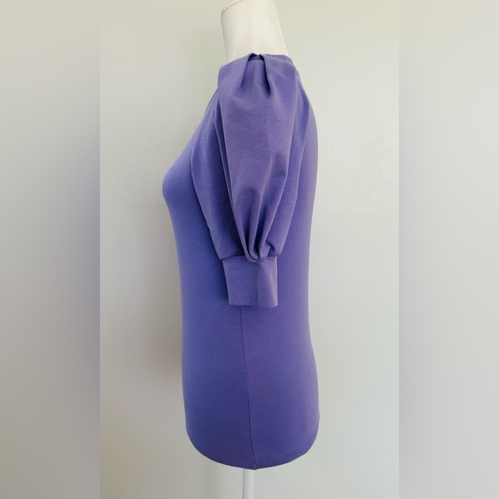 Storets Lavender Puff Sleeve Blouse - Picture 5 of 9